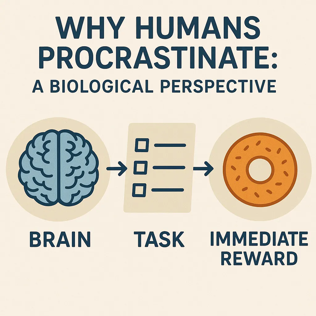 Why Humans Procrastinate: A Biological Perspective