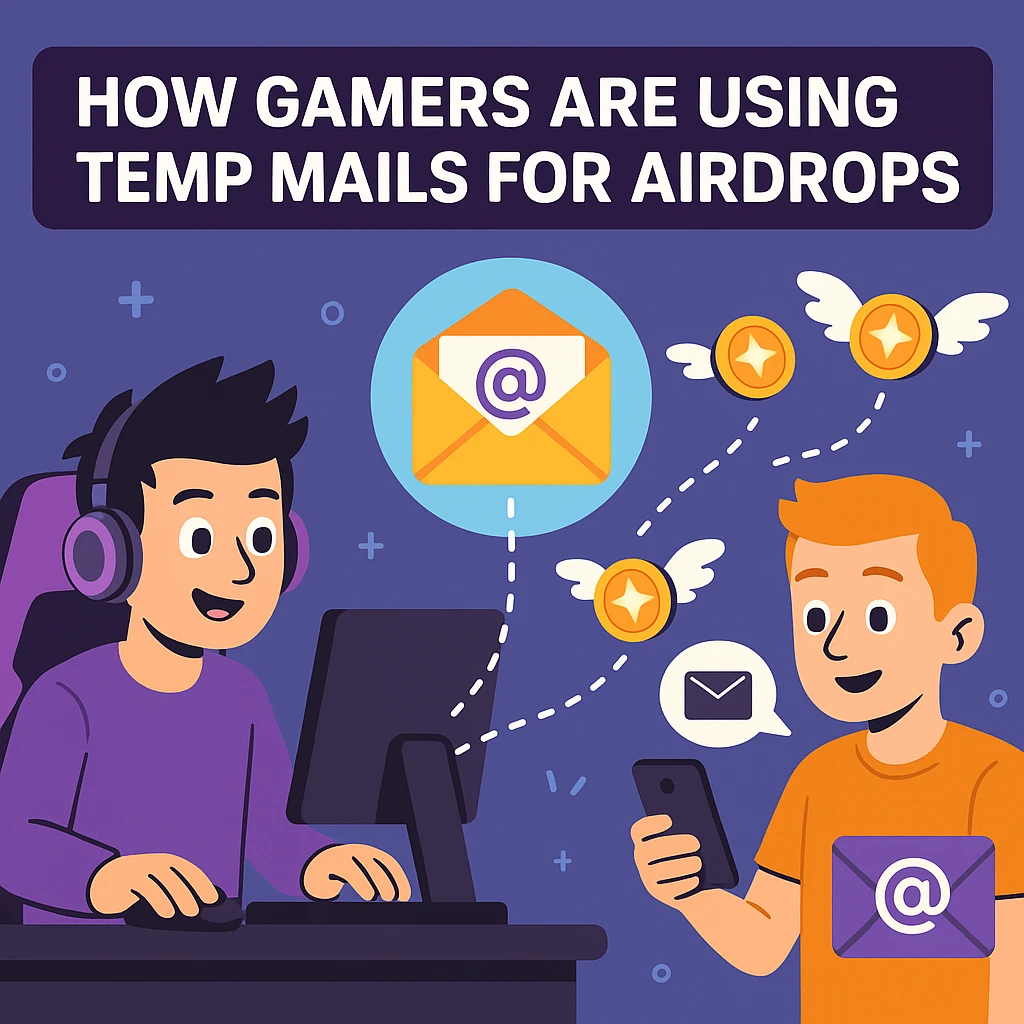 How Gamers Are Using Temp Mails for Airdrops