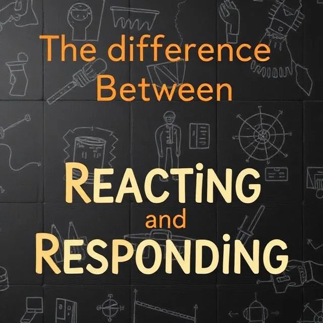 The Difference Between Reacting and Responding