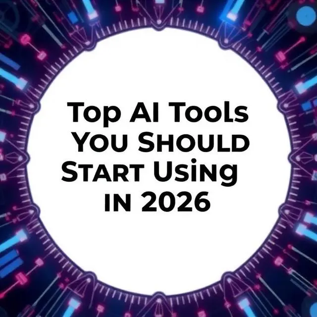 Top AI Tools You Should Start Using in 2026
