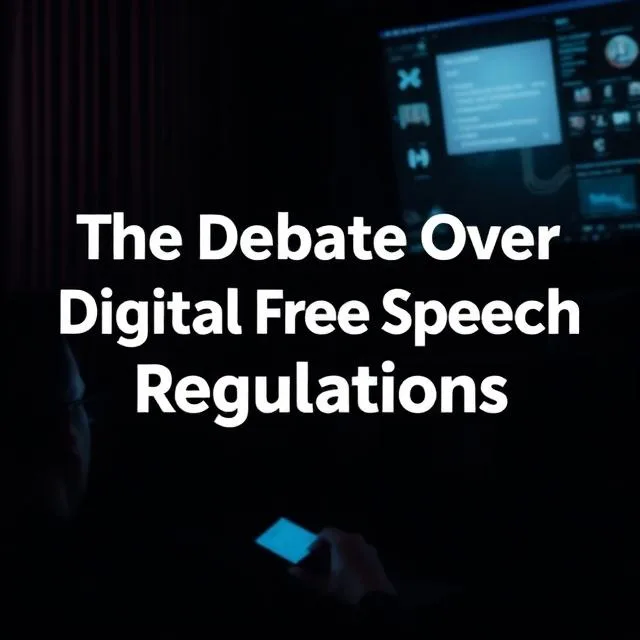 The Debate Over Digital Free Speech Regulations