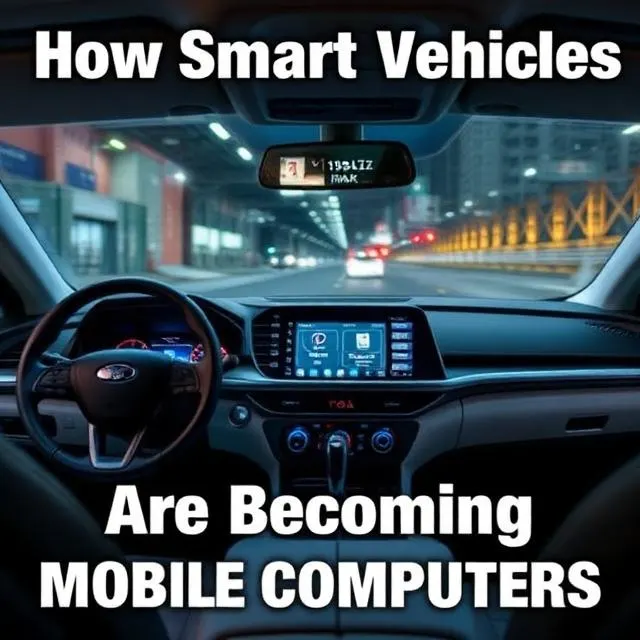 How Smart Vehicles Are Becoming Mobile Computers