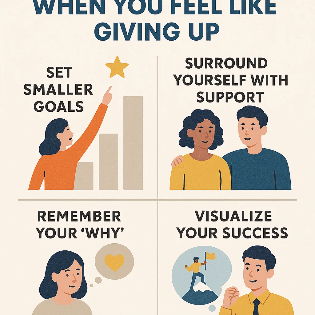 How to Stay Motivated When You Feel Like Giving Up