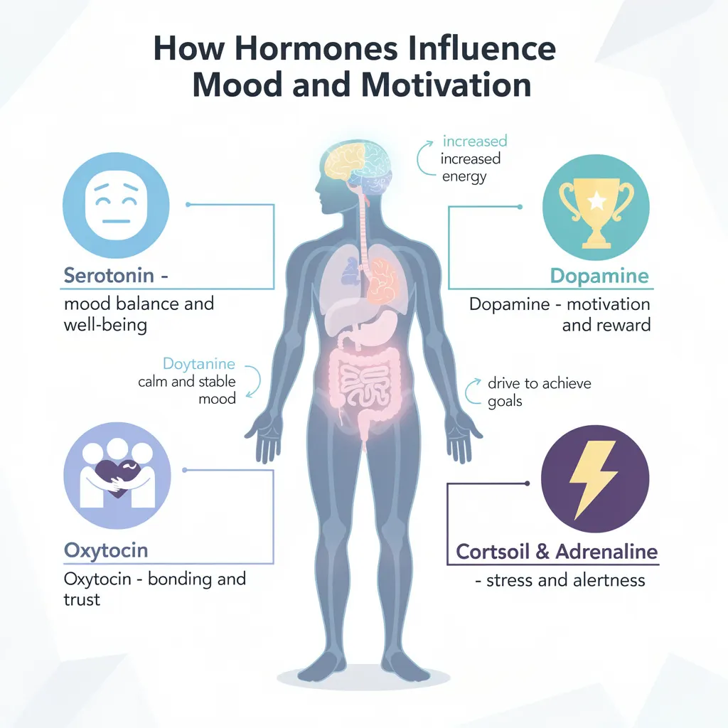 How Hormones Influence Mood and Motivation