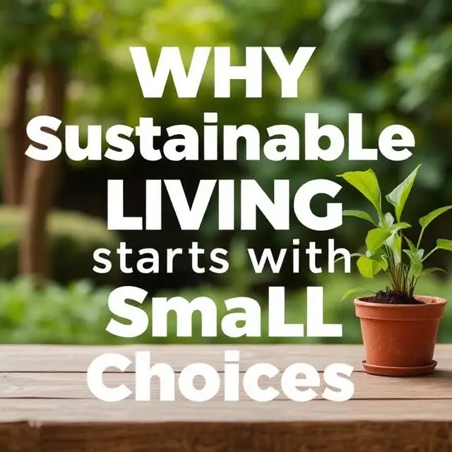 Why Sustainable Living Starts With Small Choices