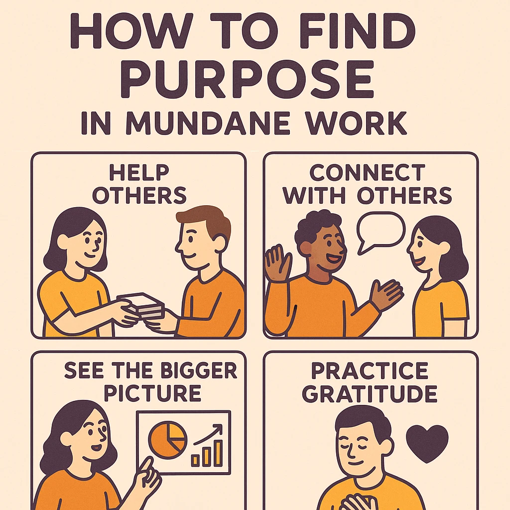 How to Find Purpose in Mundane Work