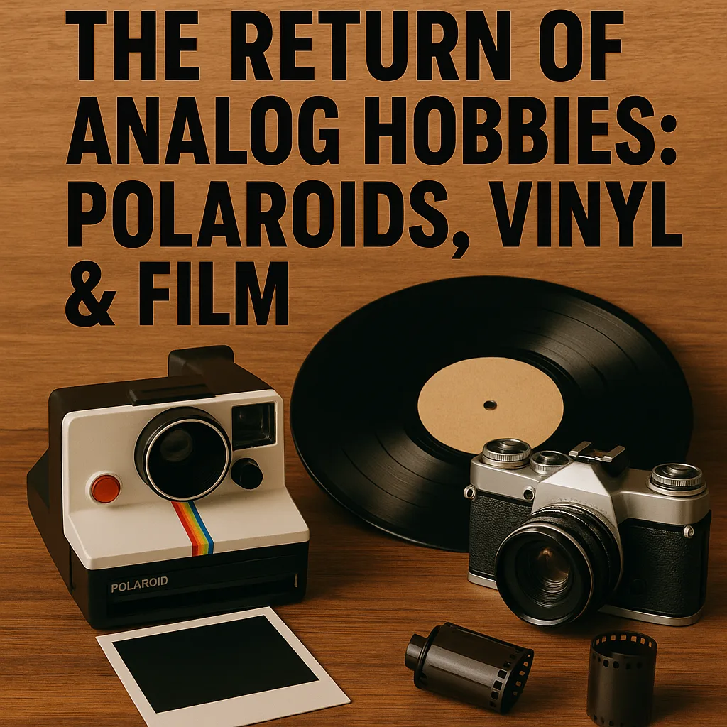 The Return of Analog Hobbies: Polaroids, Vinyl & Film