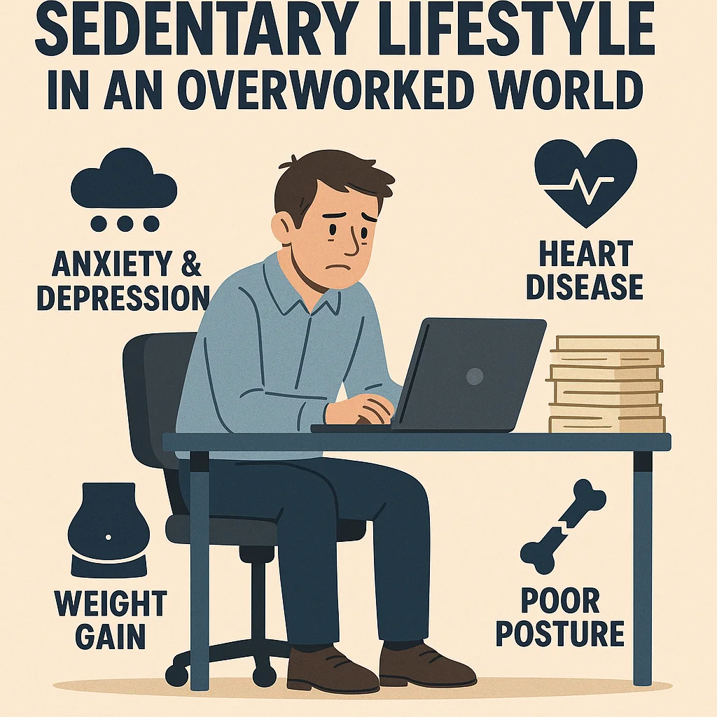 The Hidden Costs of a Sedentary Lifestyle in an Overworked World