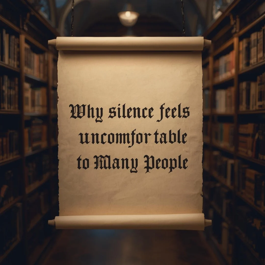 Why Silence Feels Uncomfortable to Many People